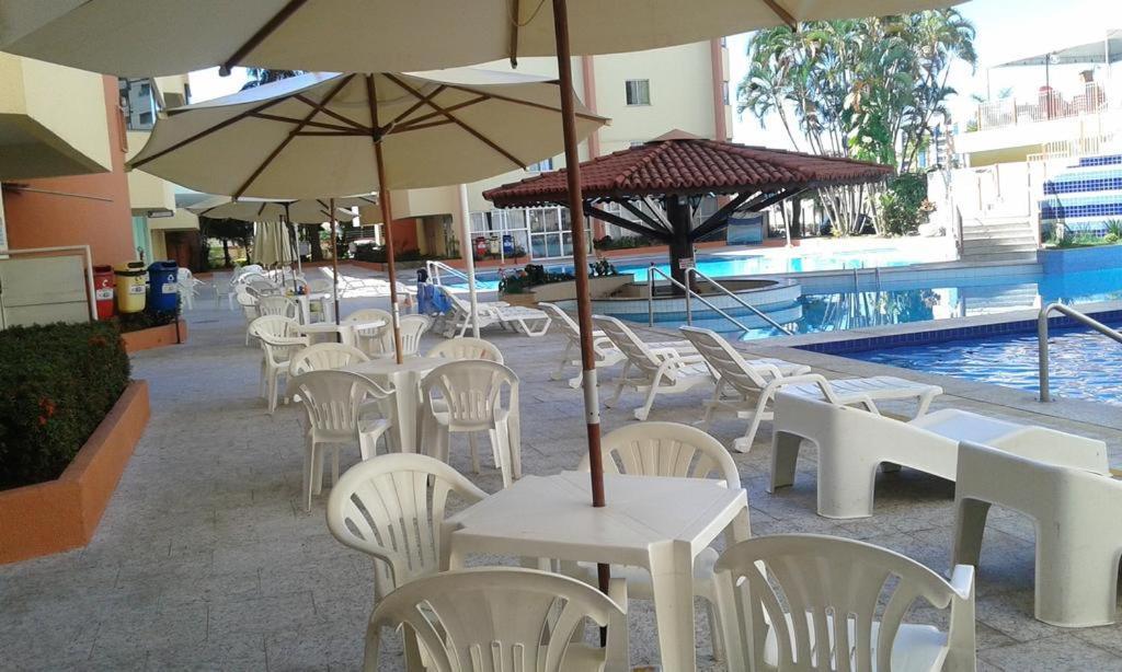 Caldas Novas - Go - Apartamento Parque Das Aguas Quentes Bloco 1 - Em Frente Clube Prive Esterno foto