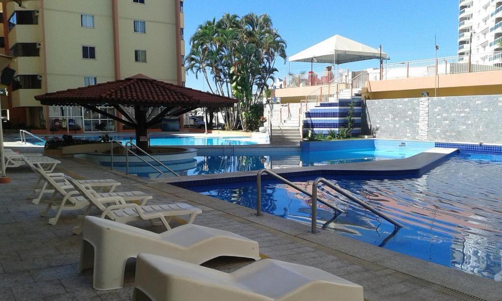 Caldas Novas - Go - Apartamento Parque Das Aguas Quentes Bloco 1 - Em Frente Clube Prive Esterno foto